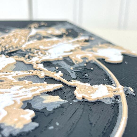 Fairy in Coffee Art, Whimsical Fantasy Wall Decor, Dreamy Espresso Art - Picture 7 of 10